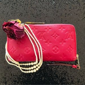 Louis Vuitton Empreinte Monogram Zip Around Wallet/Organizer